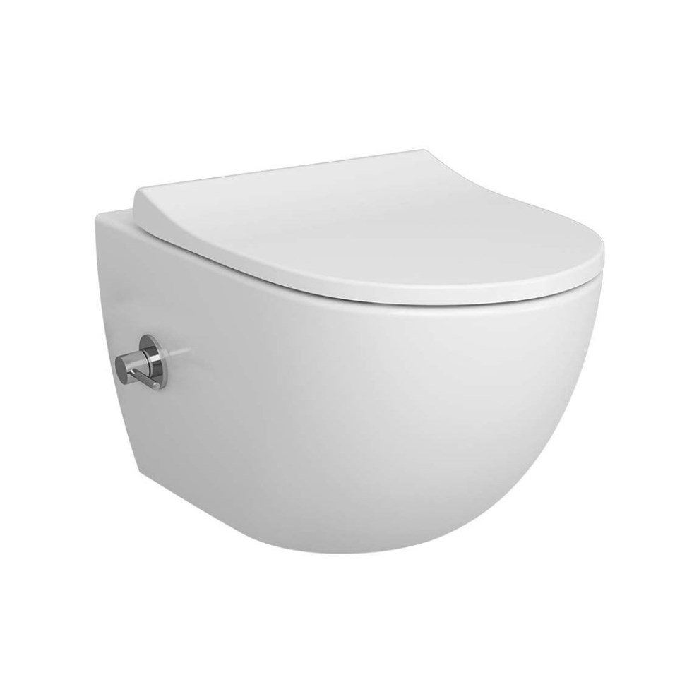 VitrA Sento 54 cm Beyaz Entegre Taharet Musluklu Asma Klozet